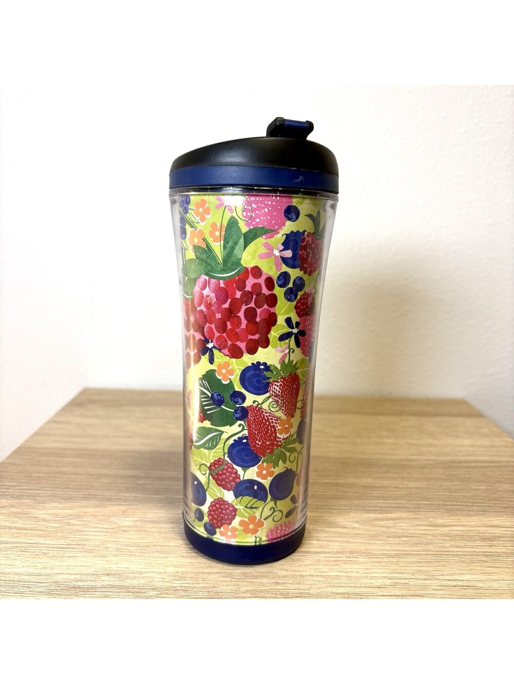 Starbucks Travel Tumbler Berry Fresh 16 oz Cup 2007